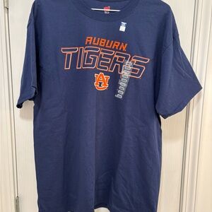Hanes Dark Blue Auburn Tigers Short Sleeve Tee